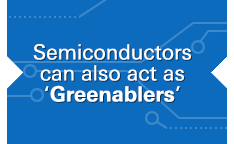 Semiconductors can also act as Greenablers